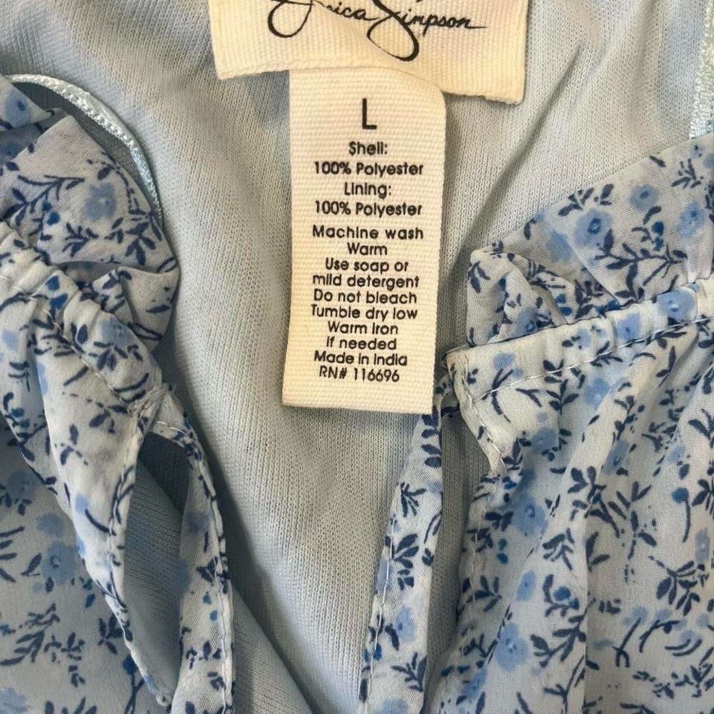 Jessica Simpson Light Blue Floral Dress